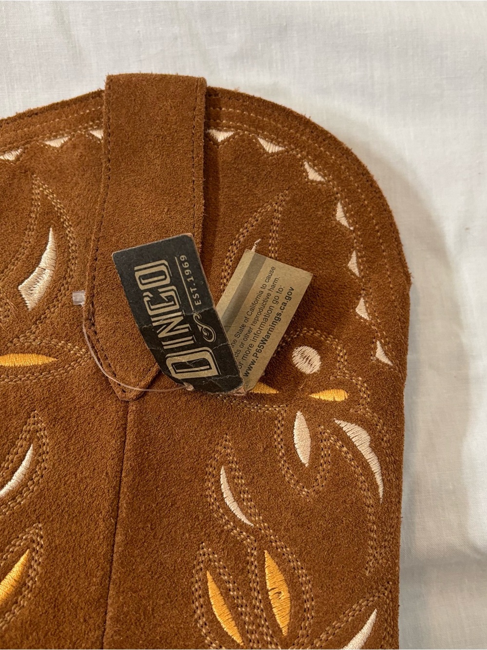 Women’s 10 dingo Brown Suede Western Boots - Picture 3 of 7